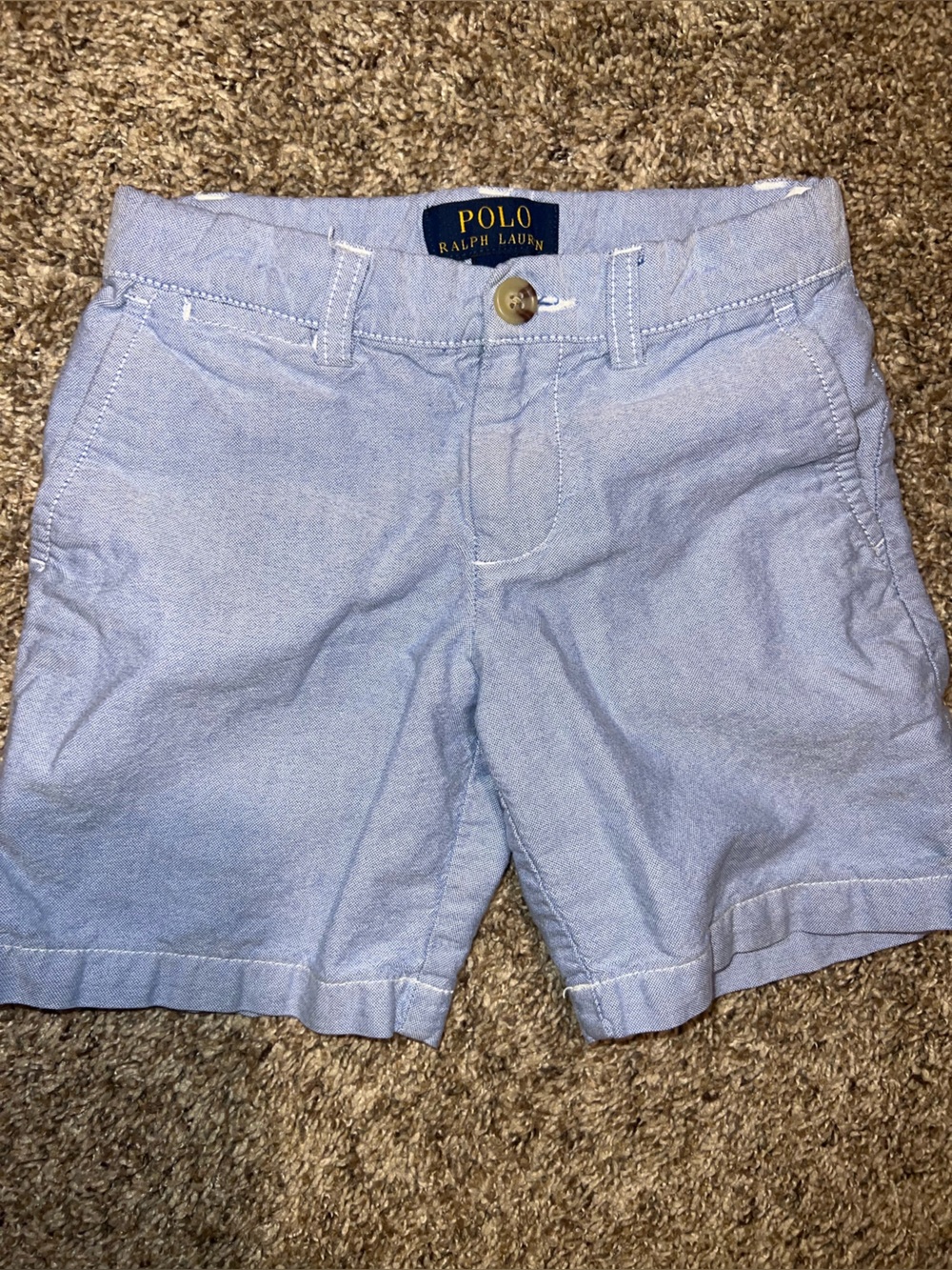 Polo Ralph Lauren Chambray Blue Cotton Boys 4T Shorts